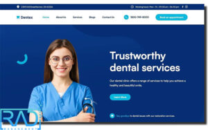 قیمت طراحی سایت دندانپزشکی