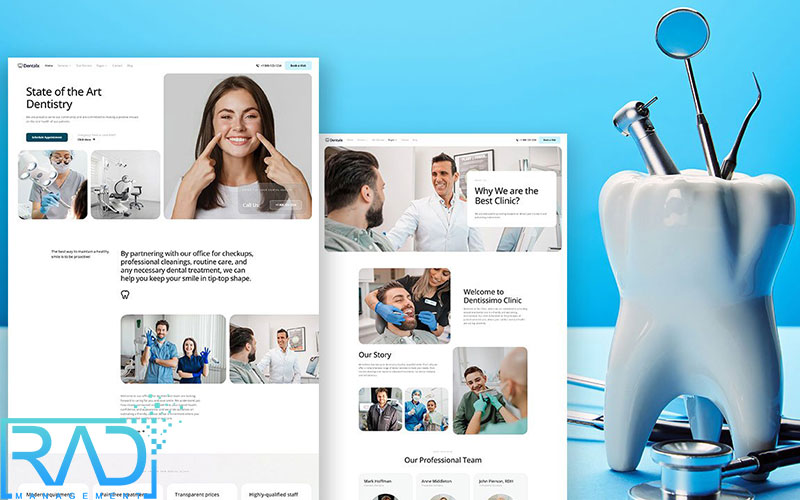 تفاوت طراحی سایت دندانپزشکی با سایت های معمولی