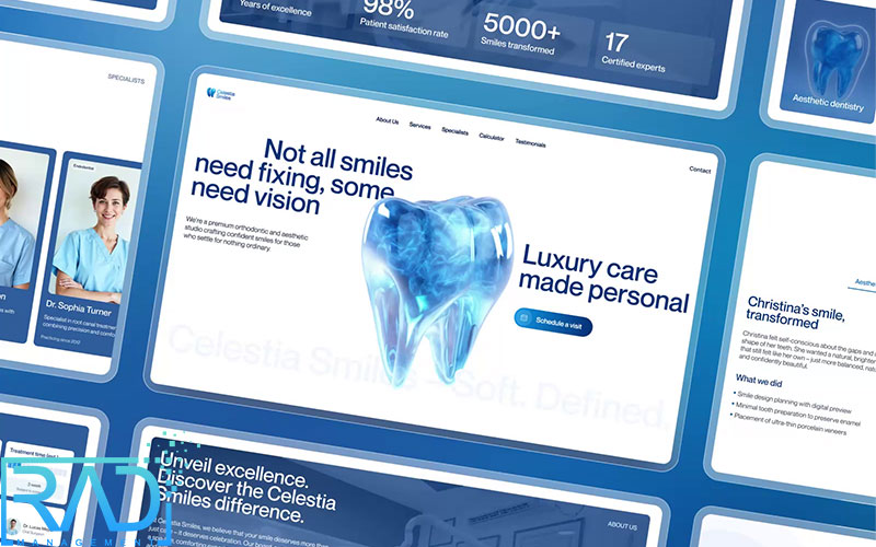 تفاوت طراحی سایت دندانپزشکی با سایت های معمولی